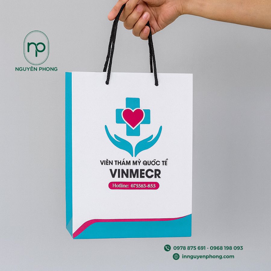 In túi giấy bệnh viện,phòng khám